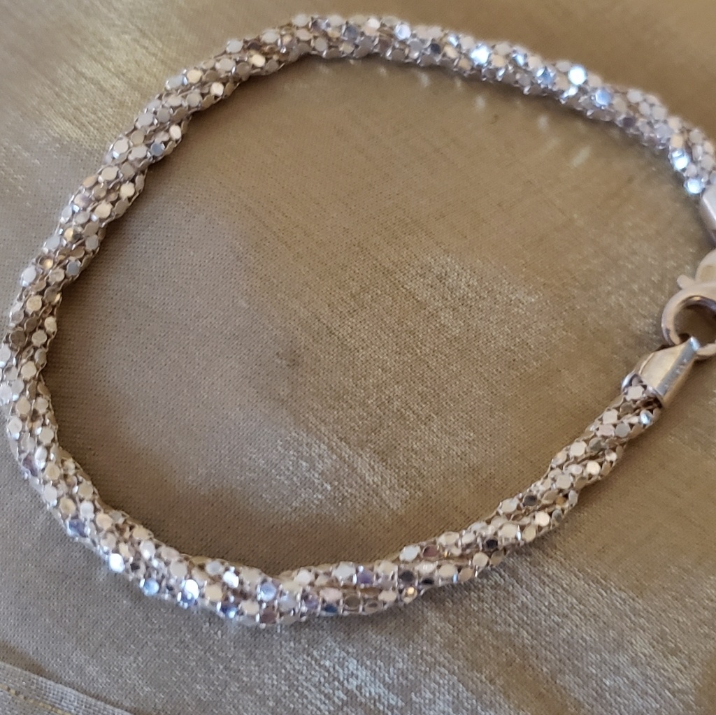 Sterling Silver Twisted Bracelet